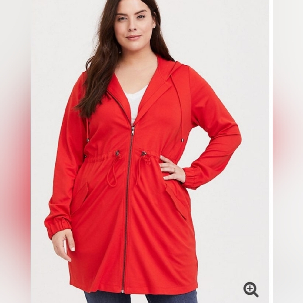 Torrid Ponte Hooded Anorak
